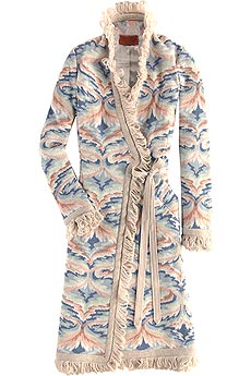 Missoni Tapestry print wool wrap coat