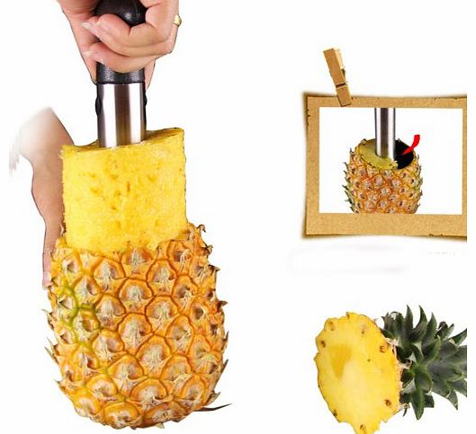 Misswonder 2014 New Kitchen Gadget Stainless Steel Pineapple Easy Slicer Craft Fruit Cutter and Corer