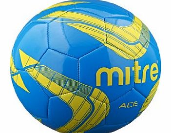 Mitre Ace Recreational Football - Blue/Yellow - 4