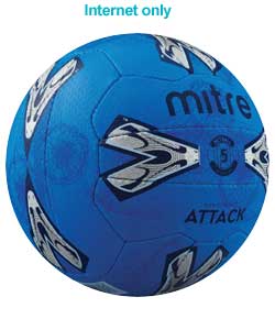 mitre Attack Blue Netball - Size 5