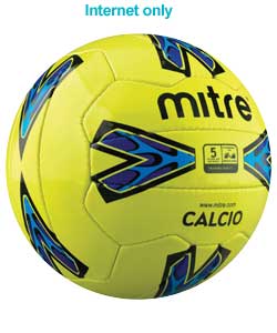 Mitre Calcio Yellow Football - Size 5