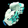 Colour White/Red or Blue.  The Elite batting glove is made from a full grain leather palm and comfor