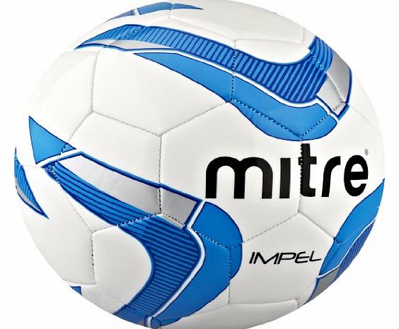 Mitre Impel Training Ball - White/Navy/Blue - 5