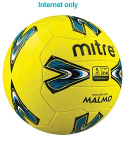 mitre Malmo Yellow Football - Size 5
