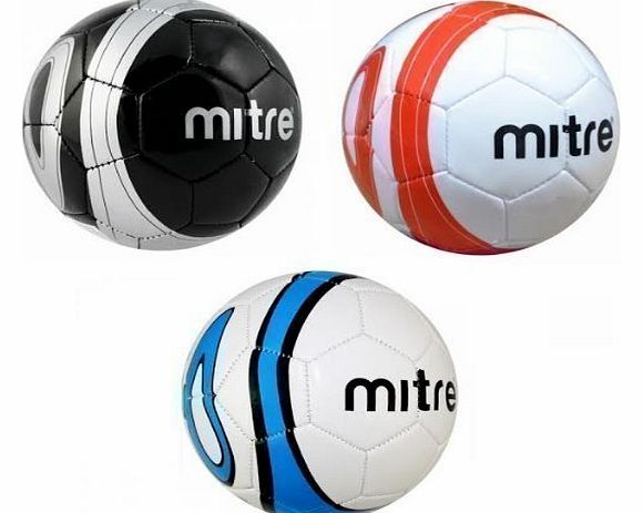 Mitre  MINI FOOTBALL SOCCER TRAINING BALL RECREATIONAL SKILLS FOOTBALL WHITE/BLUE, BLACK/SILVER, WHITE/RED NEW (WHITE/BLUE)