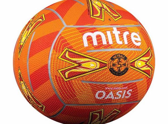 Mitre Oasis Netball - Orange Size 4