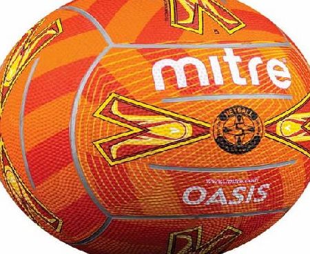 Mitre Oasis Netball - Orange Size 5