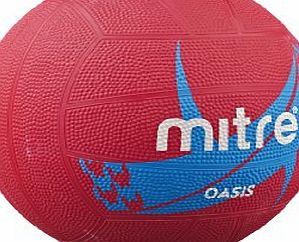 Mitre Oasis Training Netball - Pink/Cyan - 5