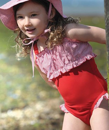 Mitty James Classic Red Gingham Swimsuit