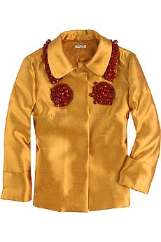 Miu Miu Embellished silk jacket