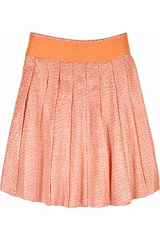 Miu Miu Jacquard pleated skirt