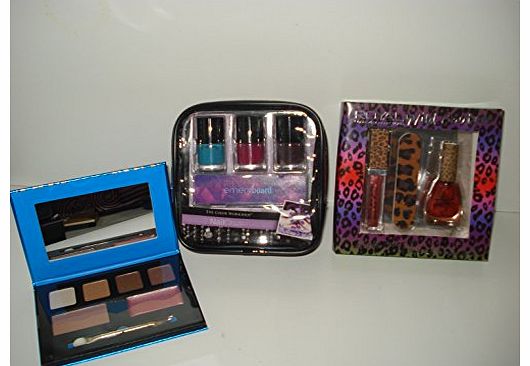 3 X MAKE UP KITS BUY ONE GET ONE FREE SETS ~1 X THE COLOR WORKSHOP NAIL CRAZE 4PC GIFT SET IN CASE + 1 X Body Collection LUXE BRONZE BOOK MAKE UP SET + 1 X ROYAL 3PC LIPGLOSS & NAIL POLISH SET ~ 3