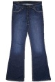 low-waist cross hatch jeans