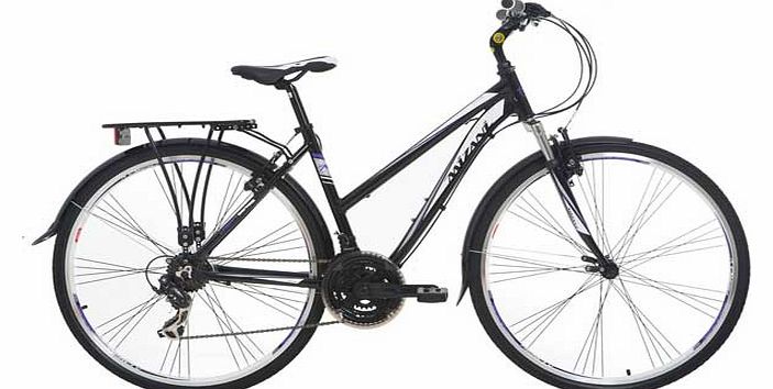 Vivo 15 Inch Hybrid Bike Black - Ladies