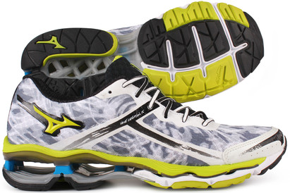 Mizuno Wave Creation 15 Running Shoes White/Silver/Lime