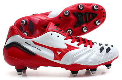 Wave Ignitus 2 K Leather SG Football Boots Pearl