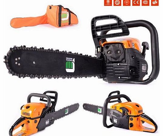 58cc Petrol Chainsaw with 20`` Bar & Carry Case