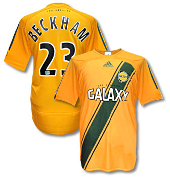 MLS teams (USA) Adidas 2007 LA Galaxy home (Beckham 23) - Kids