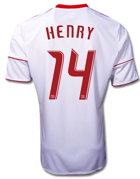 MLS teams (USA) Adidas 2011-12 New York Red Bulls Home Shirt (Henry 14)