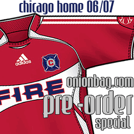 MLS teams (USA) Adidas Chicago Fire home 06/07