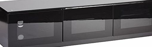 MMT D1500 Black Gloss TV Cabinet For TVs up to 70 inch