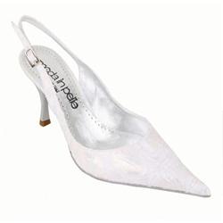 Moda In Pelle Female Talisa White Fabric Fabric Upper Manmade Lining Manmade Lining Evening in White