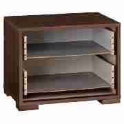 MODULAR 2 Drawer Bedside Chest Carcass, Walnut