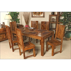 Modular Dining Table & Chairs - Sheesham Wood