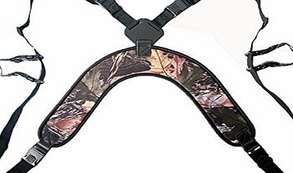 MOGOI TM) Quick Rapid Adjustable Dual Shoulder Strap Sling Belt for DSLR Digital SLR Camera,Camouflage and Black With MOGOI Accessory