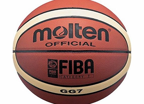 Molten Basketball - 7, Orange/Beige