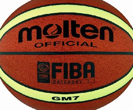 Molten Basketball - 7, Orange/Cream