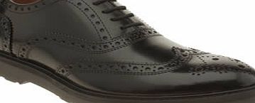 momentum Black Diffuse Brogue Shoes