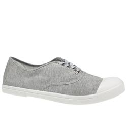 Male Henry Ox Fabric Upper Fashion Trainers in Grey