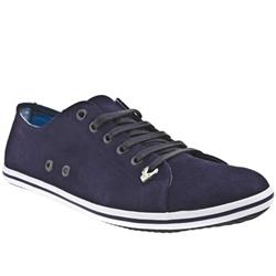 Momentum Male Howard Suede Upper Fashion Trainers in Navy