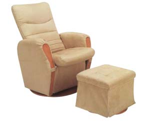 Monaco recliner and footstool