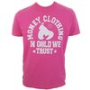 Money Vintage College T-Shirt (Shocking Pink)