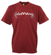 Ruby Wine T-Shirt with Signature Logo