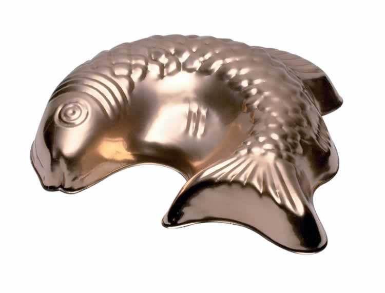 Copper Fish mould.