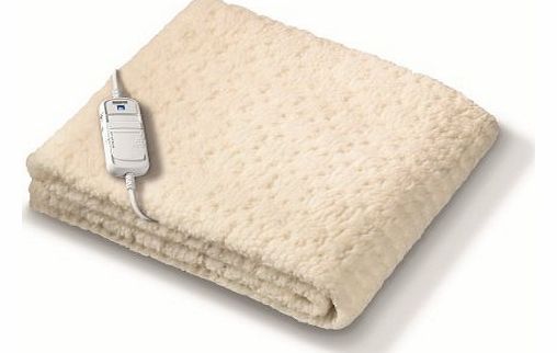 Komfort Fully Fitted Fleecy Heated Blanket/Mattress Cover - Double Single Control 190 x 137cm