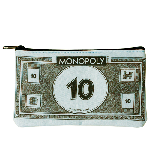 Monopoly Money 10 Pound Note Coin Purse