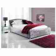 Monroe King Upholstered Bed, Grey Chenille