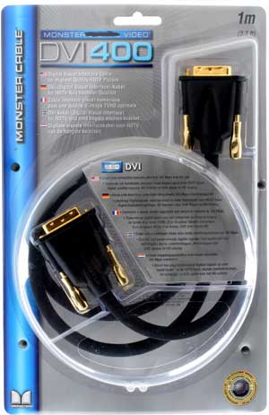 Cable - DVI400 DVI to DVI (1 meter) - Ref. 125712
