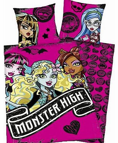 Monster High - Cotton Bedding Monster High 2 (in 80 cm x 80 cm, 135 x 200)