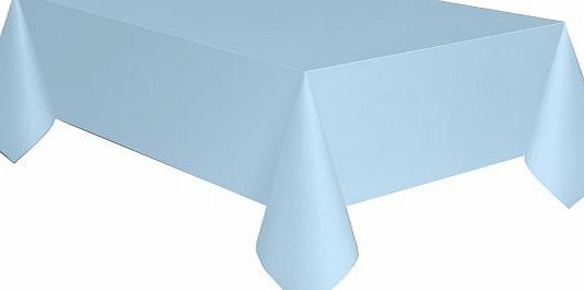 Monster Parties Plastic Tablecover 54``X108``-Baby Blue