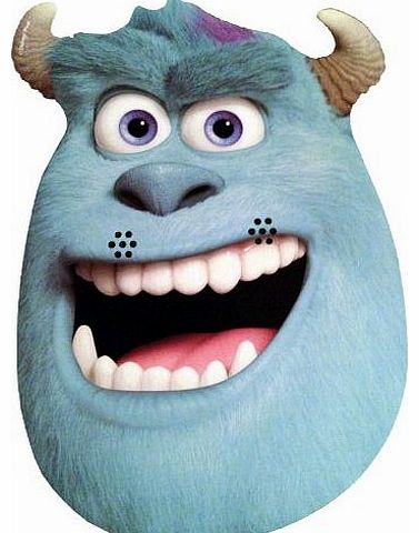 Monsters, Inc Monsters University - Sulley - Card Face Mask - Licensed Product