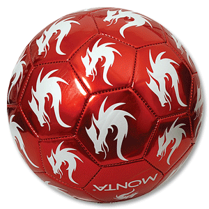 Monta Shinji Replica Ball - Red/ Silver - size 4.5