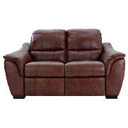 Montana regular leather recliner sofa, cognac