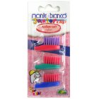 Monte Bianco Junior Soft Toothbrush Heads Triple