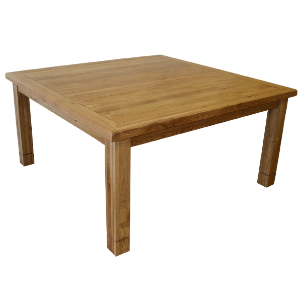 Solid Oak Square Dining Table 160 cm
