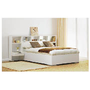 Double Bed With Surround, White